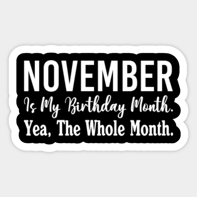 birthday shirt for november